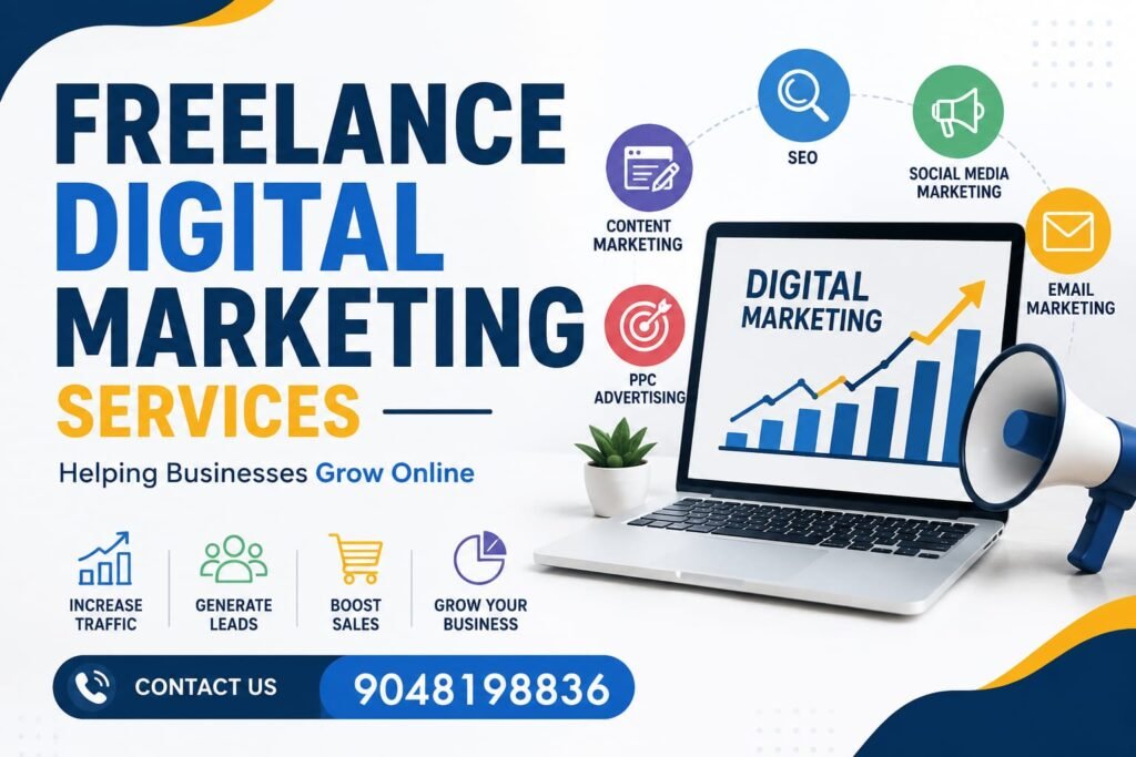 How Freelance Digital Marketing Services Help Businesses Increase Online Sales digital marketing services